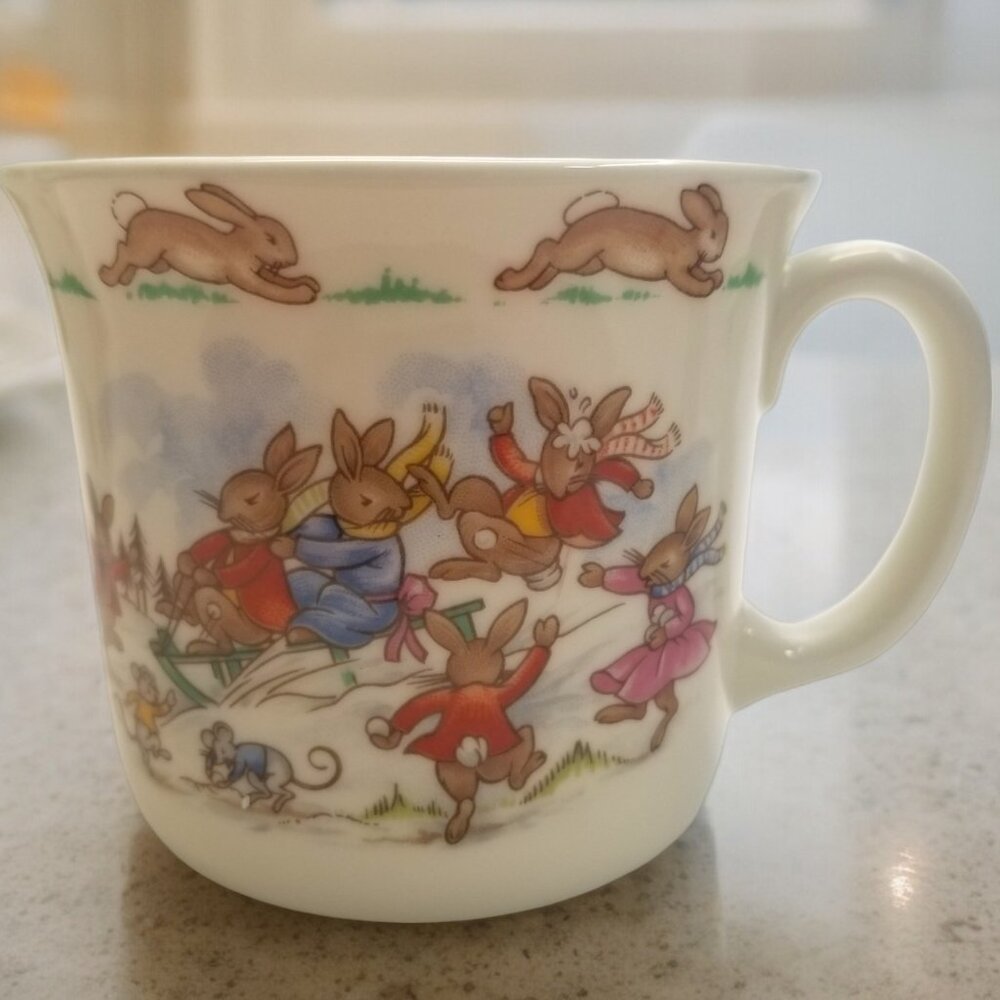 Bunnykins Children’s 3-Pcs Dish Set Bone China Royal Doulton England Collectable - Picture 3 of 16